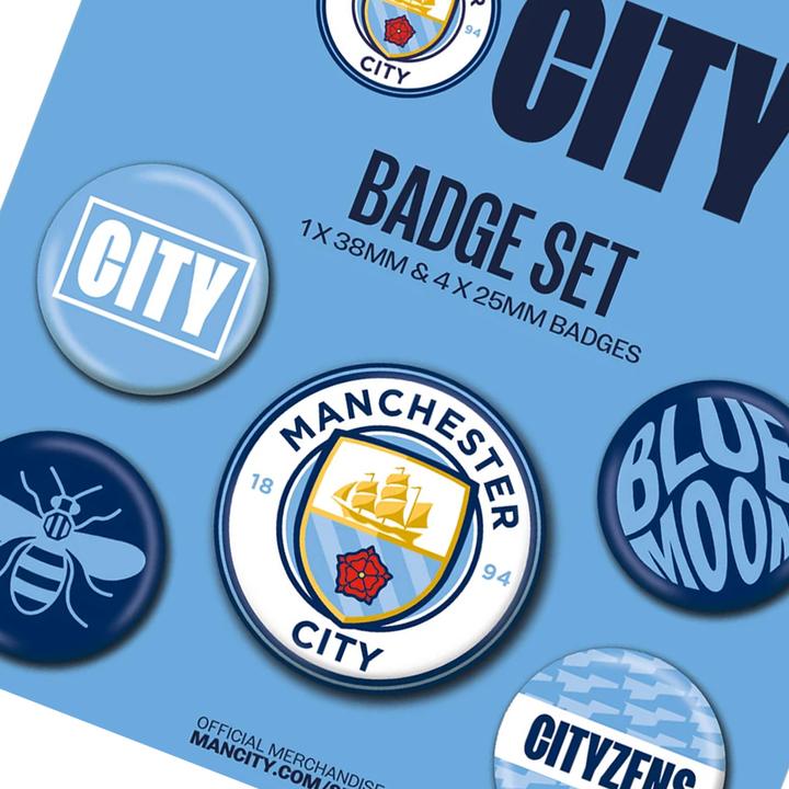 Produktbild Manchester City FC AnsteckerSet 5erPack