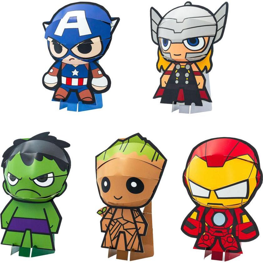 Canenco Falten Sie Ihren eigenen Marvel 3D-Figurenkarton
