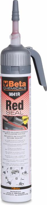 Beta Tools Silikon-Dichtungsmittel Rot 300 Grad (Rembourrage supplémentaire)