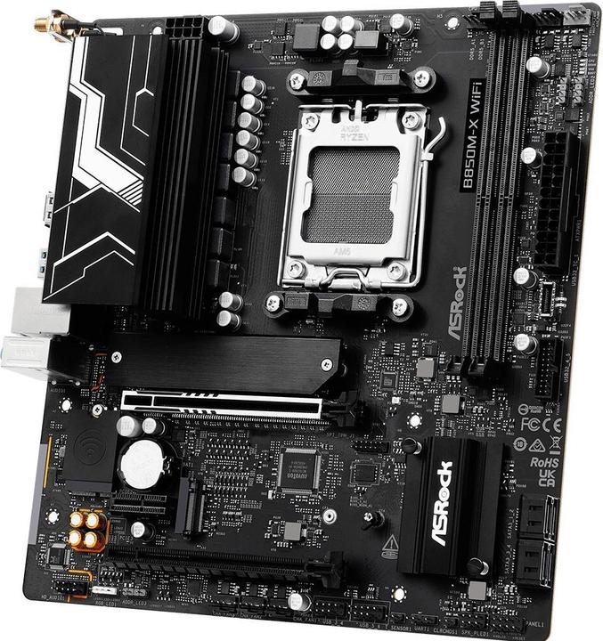 Productafbeelding AsRock B850M-X Wifi R2.0 (AM5, AMD B850, Micro ATX (mATX))