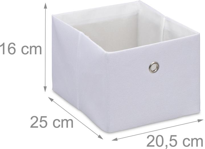 Immagine prodotto Relaxdays 2x scatola portaoggetti (20,5 x 25 x 16 cm, 8 l)