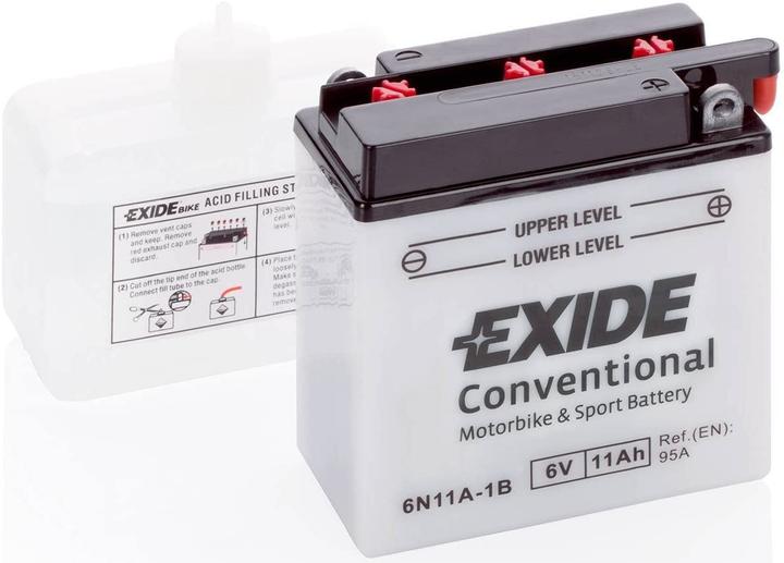 Produktbild Exide Bike (6 V, 12 Ah, 95 A)