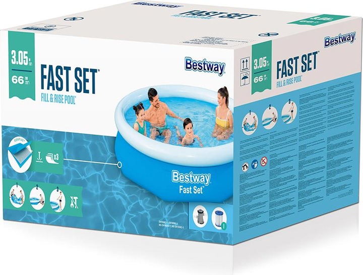 Produktbild Bestway Fast Set Pool Set (Ø 305 x 66 cm)
