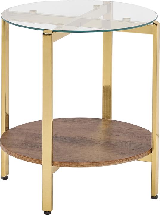 Plateau : Transparent, Structure : couleur or