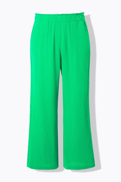 Produktbild Studio Untold Hose, wide Legs, Musselin, Elastikbund (42)