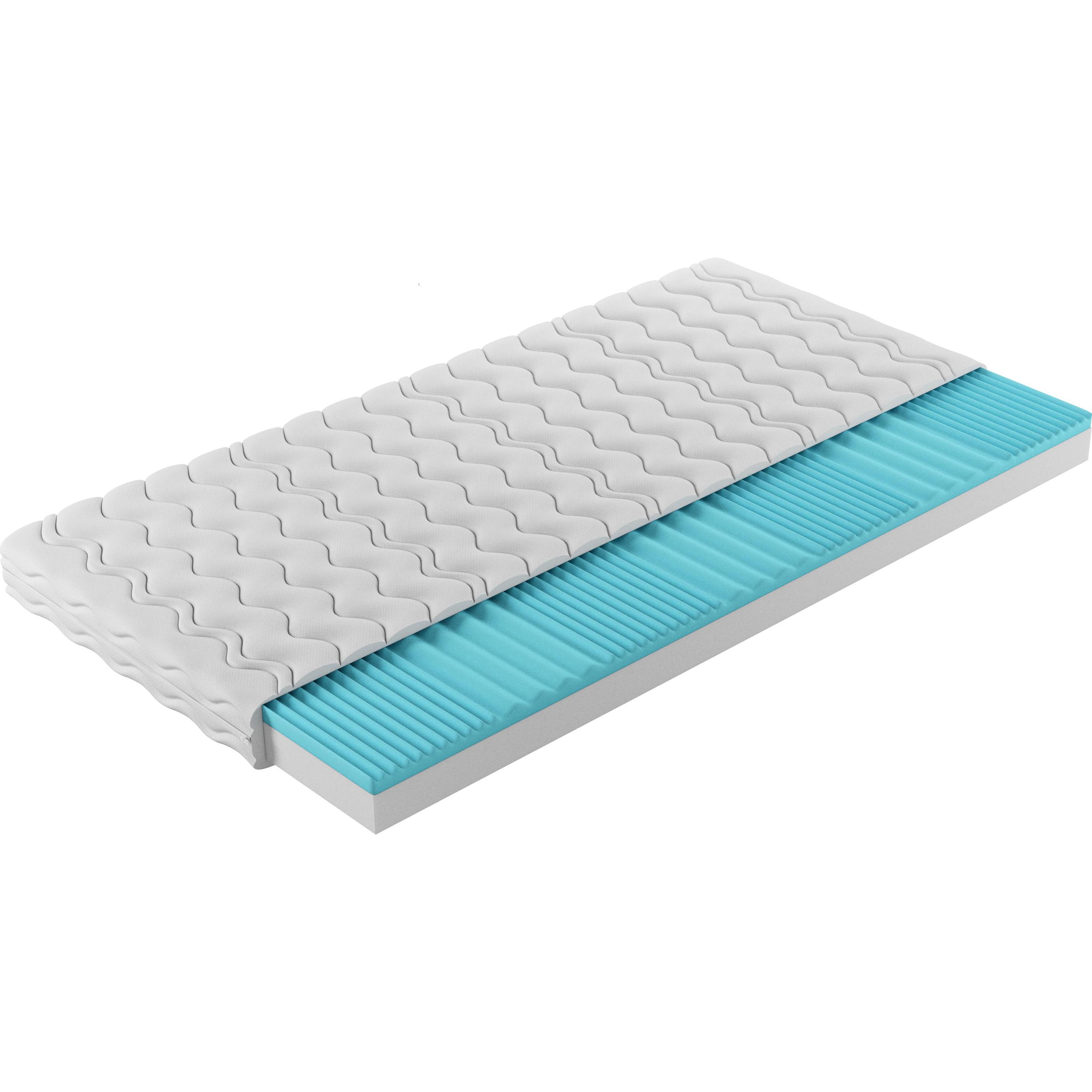 ADRK Furniture, Matratze, Schaumstoffmatratze CARL 160x200 cm (160 x 200 cm, Schaumstoffkern)