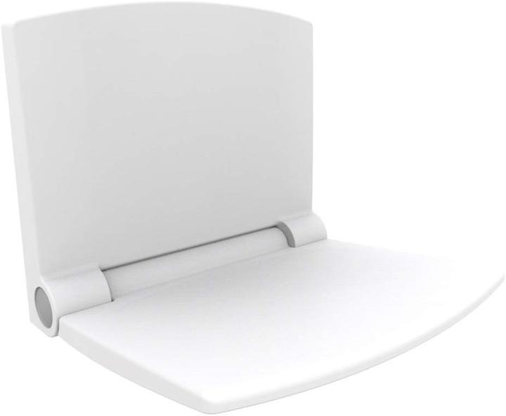Sanit Eisenberg shower seat lifestyle thermoplastic white