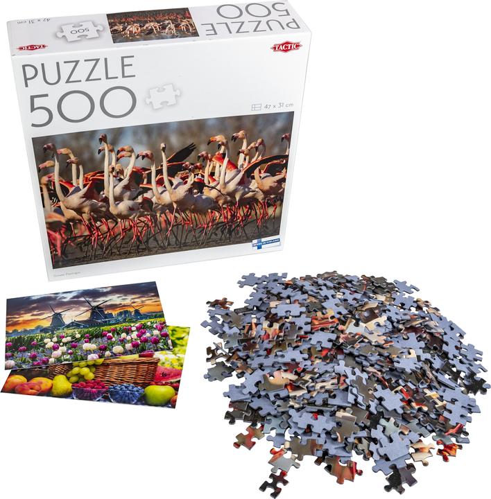 Immagine prodotto Tactic Puzzle 500 Grosse Flamingos (500 pezzi)