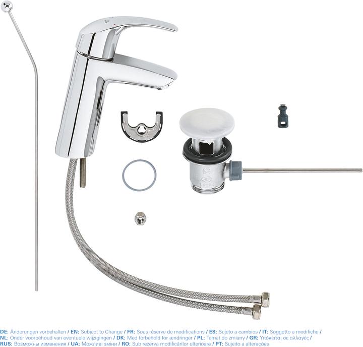 Actual product image Grohe Eurosmart single-lever basin mixer M-Size