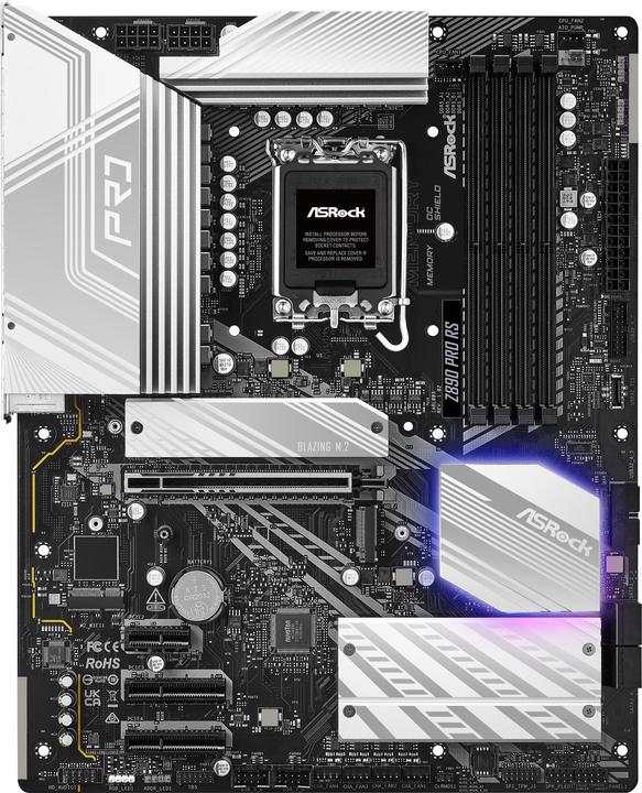 Productafbeelding AsRock Z890 Pro RS Intel DDR5 S1851 (LGA 1851, Intel Z890, ATX)