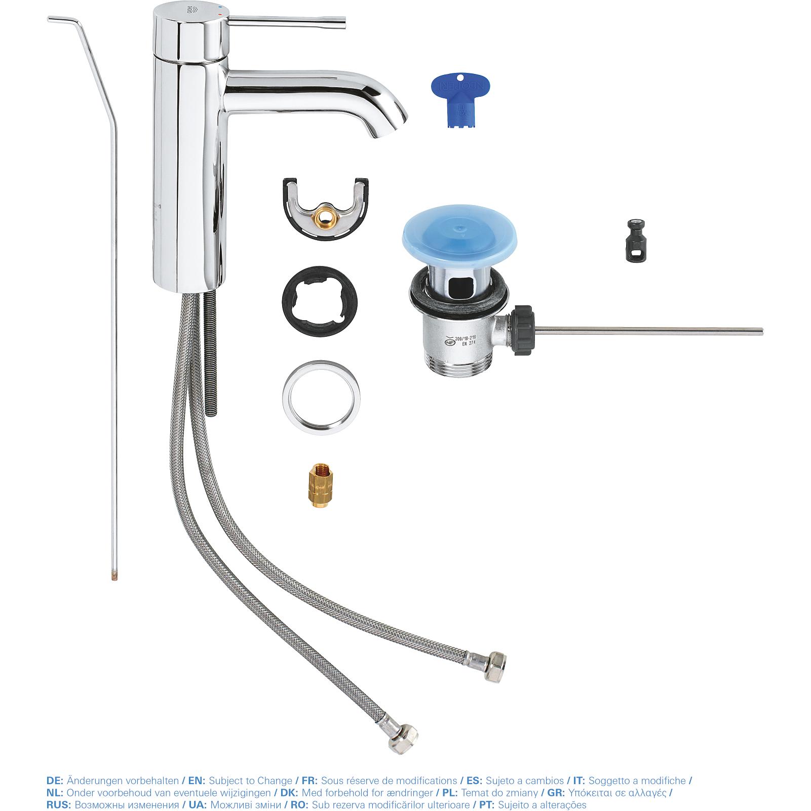 Thumbnail - Grohe, Badarmatur, Essence Einhand-Waschtischbatterie S-Size