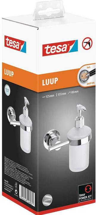 Actual product image tesa LUUP soap dispenser incl. adhesive solution without drilling