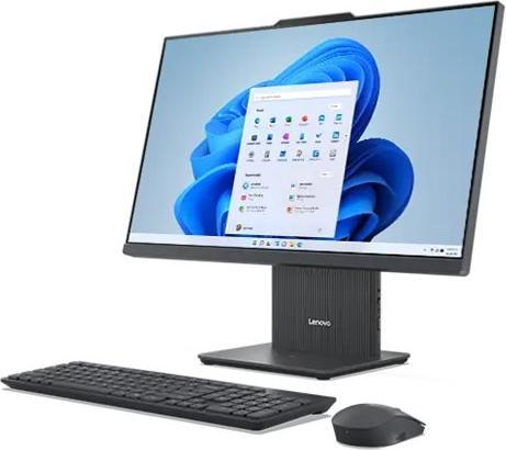 Produktbild Lenovo IdeaCentre AIO 24" All-in-one -pöytäkone, Win 11, tumman harmaa, (F0HN000XMT) (1000 GB, 16 GB, Intel UHD Graphics)