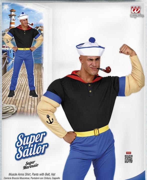 Image du produit Widmann Matelot Popeye (L)