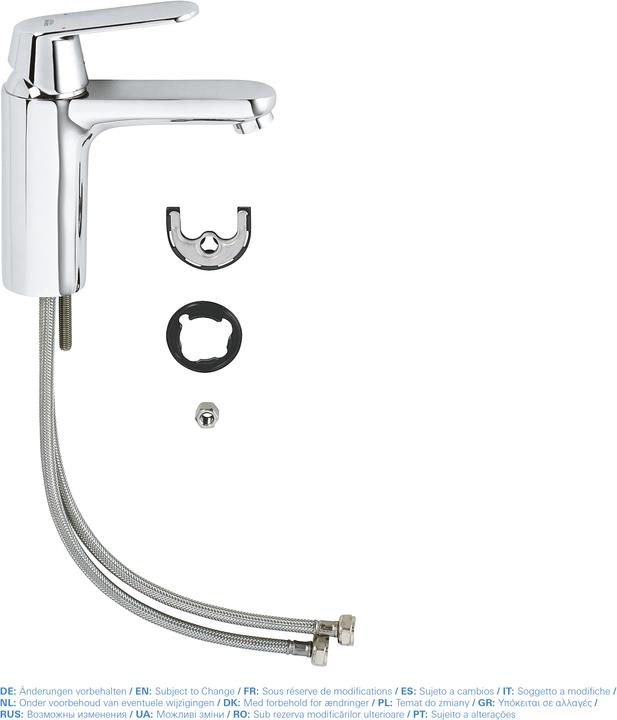 Productafbeelding Grohe Eurosmart Cosmopolitan ééngreeps wastafelmengkraan M-Size