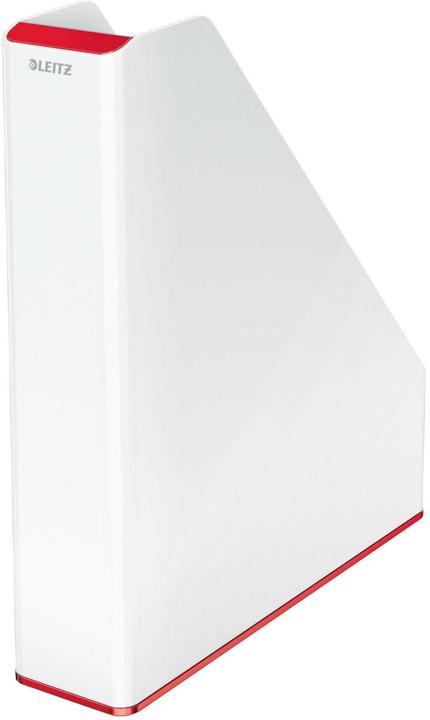 Produktbild Leitz Stehsammler WOW A4 weiss/rot (A4)