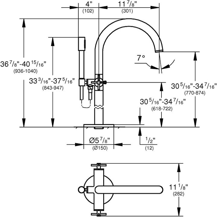 Actual product image Grohe Atrio bath mixer