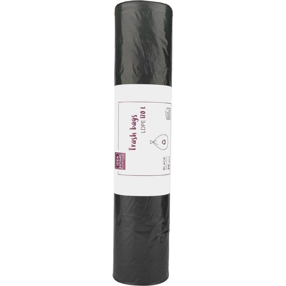 Idea Müllsäcke 120l, schwarz, 25 Stk, Sacchetti spazzatura, Nero