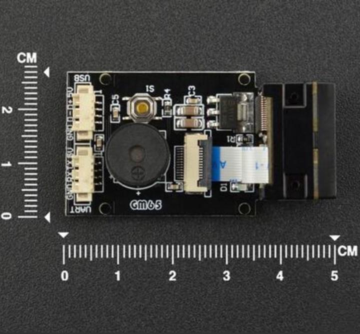 Actual product image DFRobot GM65 QR Barcode Scanner Module