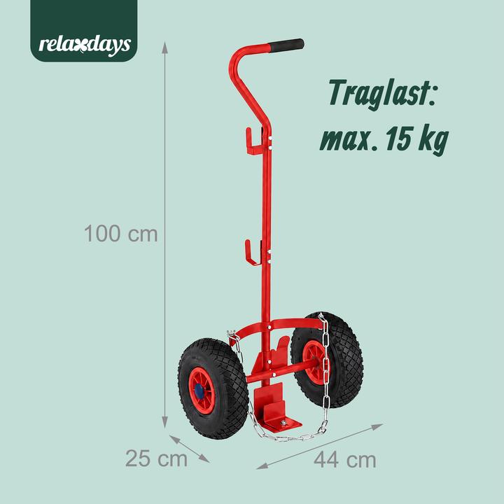 Produktbild Relaxdays Gasflaschenwagen