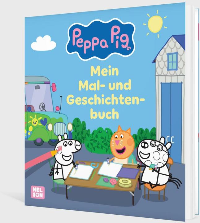 Actual product image Peppa Wutz Ausmalbilder: Peppa Pig: Mein Mal- und Geschichtenbuch