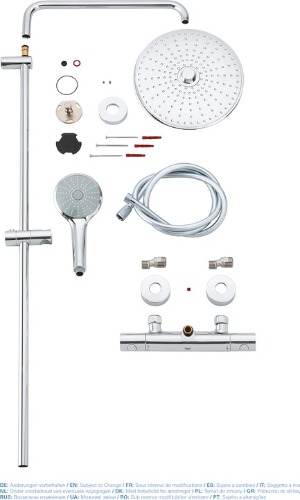 Actual product image Grohe Euphoria System 260 shower system