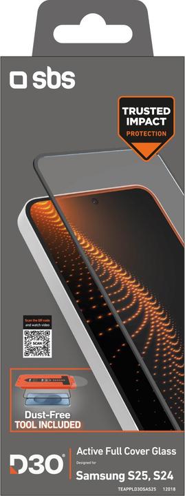 Produktbild SBS Smartphone Glas (1 Stück, Samsung Galaxy S25, Samsung Galaxy S24)
