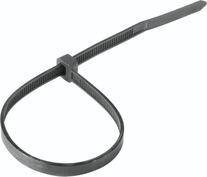 Produktbild Hama Kabelbinder-Set, 2,5 x 100/150/200 mm, Schwarz, 150 Stück (Kunststoffkabelbinder, 200 mm, 150 Stk.)