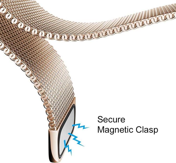 Image du produit PhoneLook Bracelet milanais en acier or vintage 38mm / 40mm / 41mm (38 mm, 40 mm, 41 mm, Aluminium)