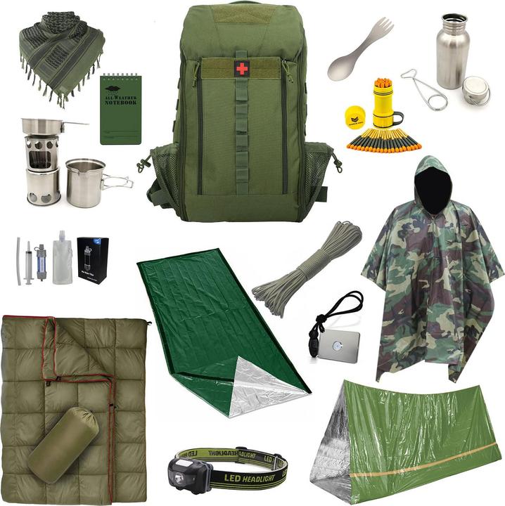 Produktbild Charlie Mike Fluchtrucksack Escape-Bag 15teilig (22 l)