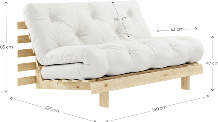 Produktbild Karup Design Roots 140 (Bettsofa, 2-Sitzer)