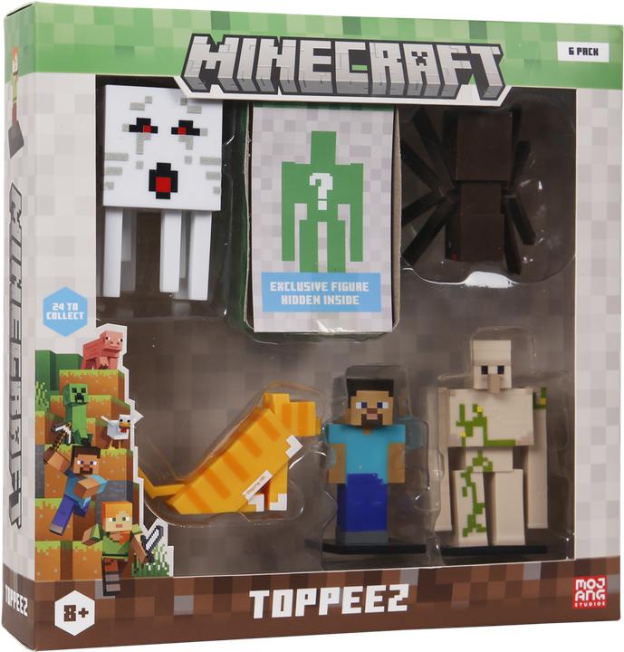 Actual product image Minecraft - 3D Figure 6 Pack Deluxe Box - (2060MC)