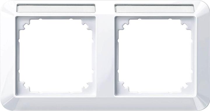 Produktbild Merten Rahmen 2f akws glz horiz 1-M BSF Kst 387225