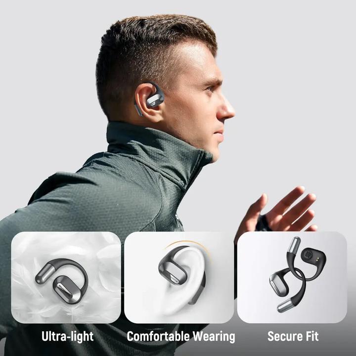 Actual product image Soundpeats HearFit wireless headphones (black) (ANC, 22 h, Wireless)