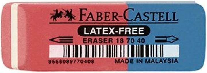 Actual product image Faber-Castell 187040 eraser Blue, Red 1 piece(s)