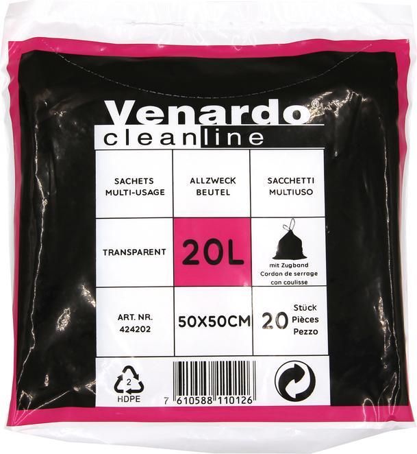 Venardo Mehrzweckbeutel 20L/Transp. ZB (20x, 20 l)