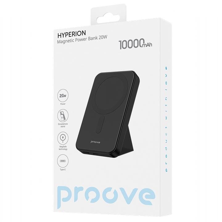 Image du produit Proove power bank Hyperion 20W 10000mAh black (10000 mAh, 20 W)