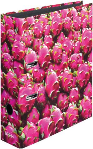 Produktbild Herlitz Motivordner maX.file Drachenfrucht, A4, Rückenbreite 80 mm, Schlitzordner, Einband veredelt mit Glan (A4, 80 mm)