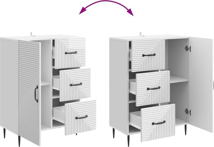 Produktbild vidaXL Sideboard-Aufbewahrung (34.50 x 34.50 x 89.50 cm)