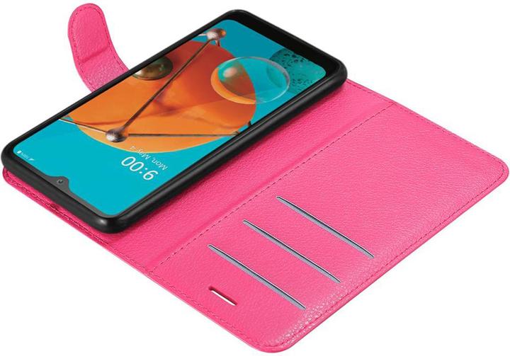 Actual product image Cadorabo Book with stand function cover (LG KQ51)
