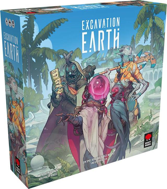 Produktbild Mighty Boards MIBD0002 - Excavation Earth, Brettspiel, 1-4 Spieler, ab 14 Jahren (DE-Ausgabe) (Deutsch, 1 - 4 Spieler)