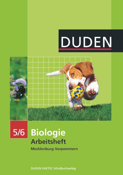 Produktbild Biologie 5./6. Schuljahr, Arbeitsheft. MV (Deutsch, Bernd Schmidt, Christa Pews-Hocke, Frank-Michael Becker, Sandra Heyden, 2006)