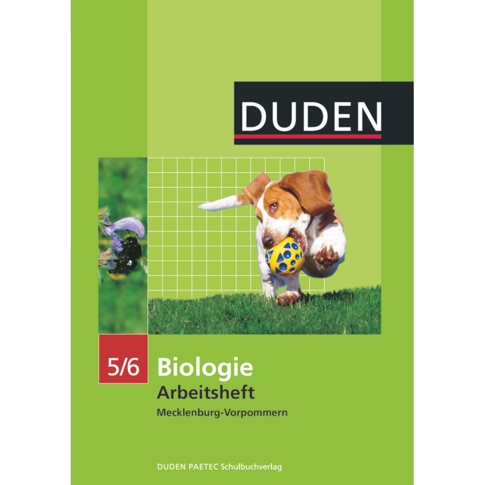 Biologie 5./6. Schuljahr, Arbeitsheft. MV, Schulbücher von Bernd Schmidt, Frank-Michael Becker, Christa Pews-Hocke, Sand...