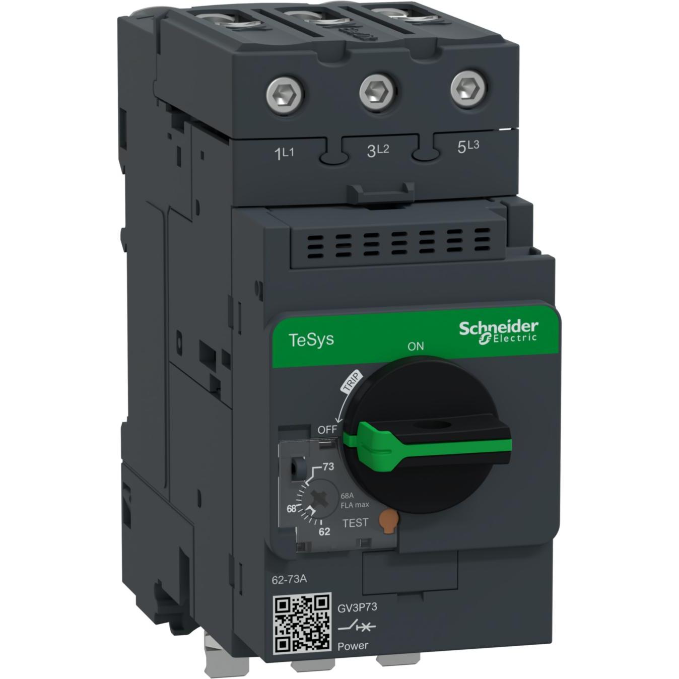 Schneider Electric, Schutzschalter, GV3P731 3p 73A MAG. Motorschutzschalter