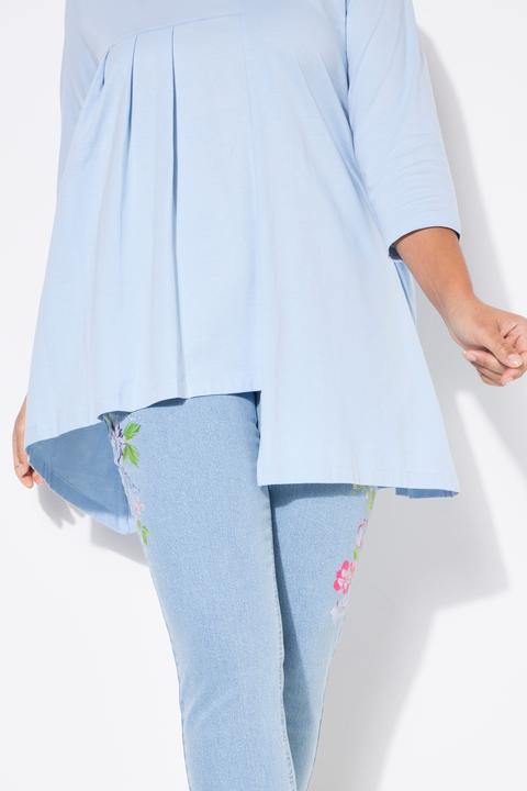 Produktbild Miamoda T-Shirt, A-Linie, Zierfalten, asymmetrischer Saum (50)