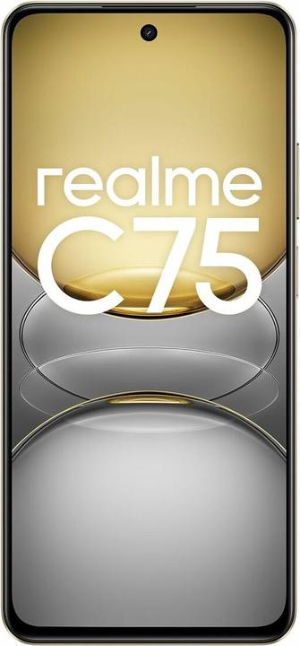 Image du produit realme C75 Dual Sim 6GB RAM 128GB - Lightning Gold (128 Go, Or Lightning, 6.72", Double SIM, 4G)