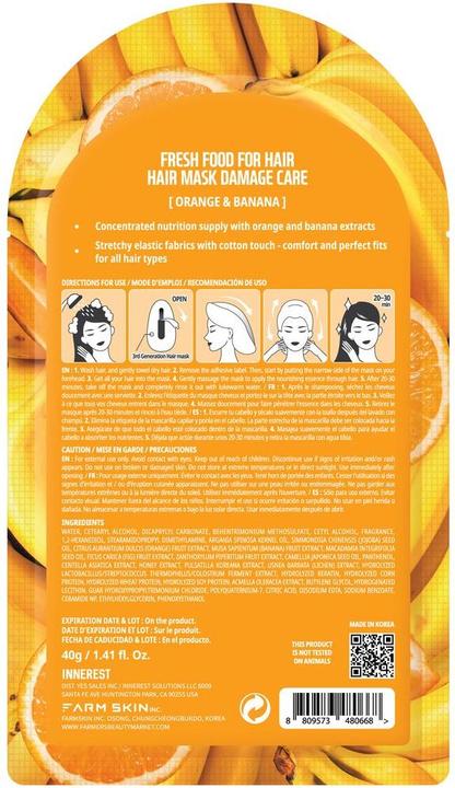 Immagine prodotto Farmskin Maschera per capelli Damage Care 40 g