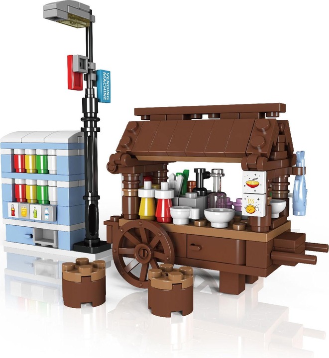 Actual product image Mould King Ramen stand & vending machine