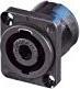 Productafbeelding Neutrik - Speakon Recessor, 4-Pins Recessor, Zwart, D-Formaat
