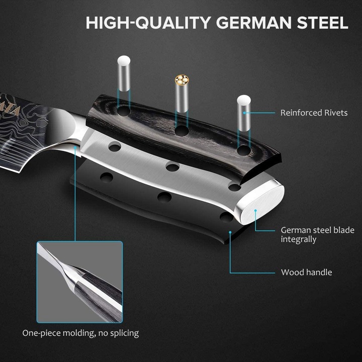 Produktbild Mosfiata Kochmesser 7Zoll